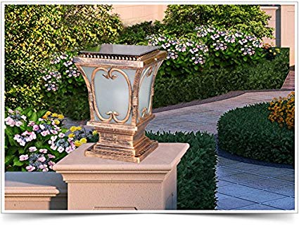 YZL/ Solar pillar lamp post lights/wall lights/home/garden door super bright outdoor wall pillar lamp