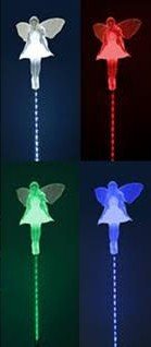 Solar Fairy Motion LED Lights, Angel Garden Stake Outdoor Yard Decor Landscape LED Lamp Lights, Great Gift