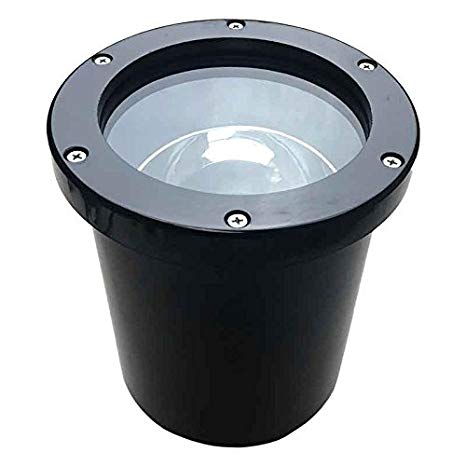 ABS Composite In Ground Well Light w/ Open Face Cover - PGAU999 (Black - Composite)