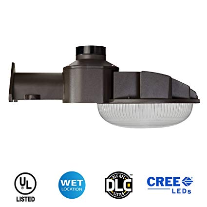 LED Dusk to Dawn Light - Bronze Finish - 70 Watt - 7000 Lumens - Perfect for use as an LED Yard Light, LED Barn Light or LED Security Light