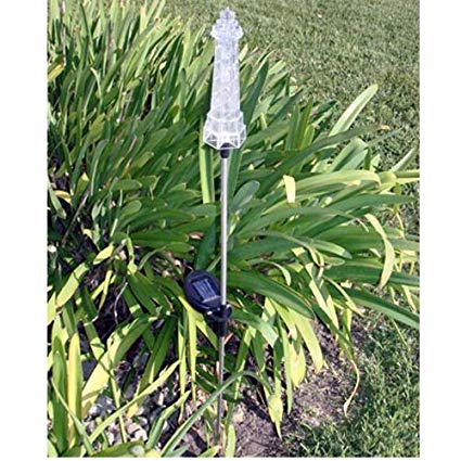 GTMax Solar Powered Lighthouse Garden Stake Color Changing Light - 6 PCS