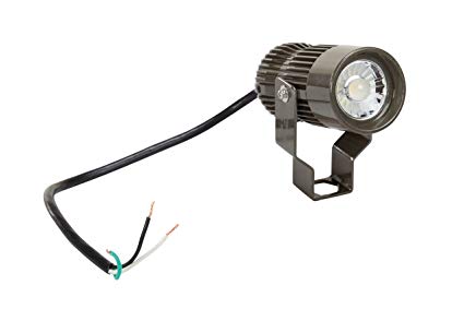 18 Watt LED Fixture for Industrial Lighting - Aluminum Housing - 120-277V AC - IP65 Waterproof(-25° Spot-Black-11-25V AC/DC)